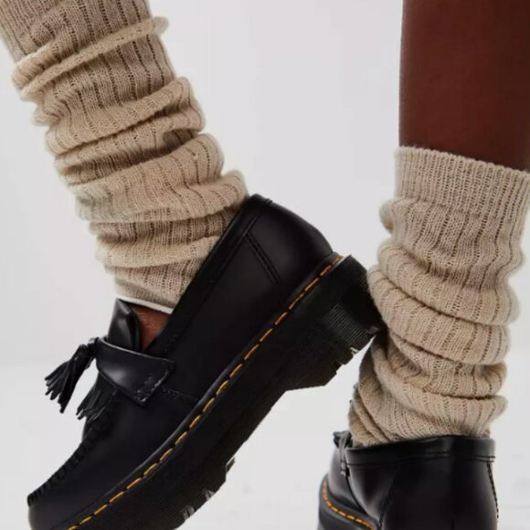 DR. MARTENS ADRIAN QUAD LEATHER PLATFORM TASSLE LOAFERS MSRP$210 Timeless Design - Picture 6 of 15